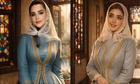 تصاویری خیره‌کننده از بازیگران ایرانی در سریالی الهام گرفته از مد تاریخی!