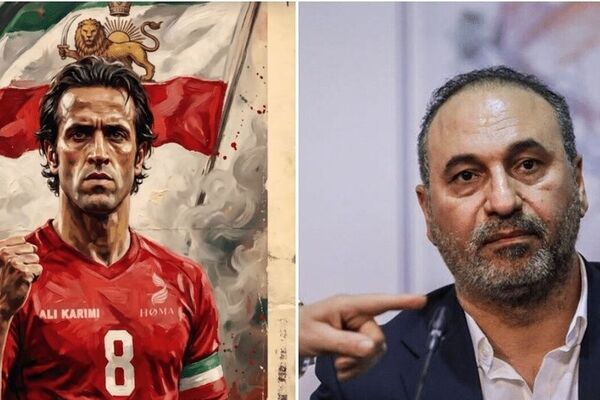 واکنش تند مردم به توهین علی کریمی و حمید فرخ‌نژاد؛ سقوط اخلاقی وطن‌فروش‌ها!
