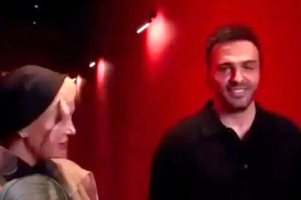 شوخی جالب الناز شاکردوست با تیپ امیر دلدادگان! +فیلم