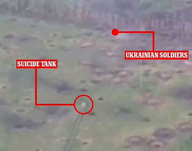 استفاده روس ها از تانک های انتحاری در اوکراین