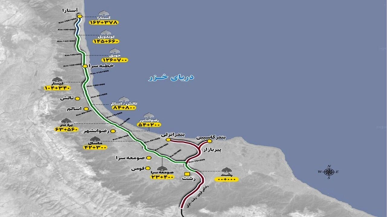 روسیه منتظر وصل شدن به خط راهآهن رشت - آستارا