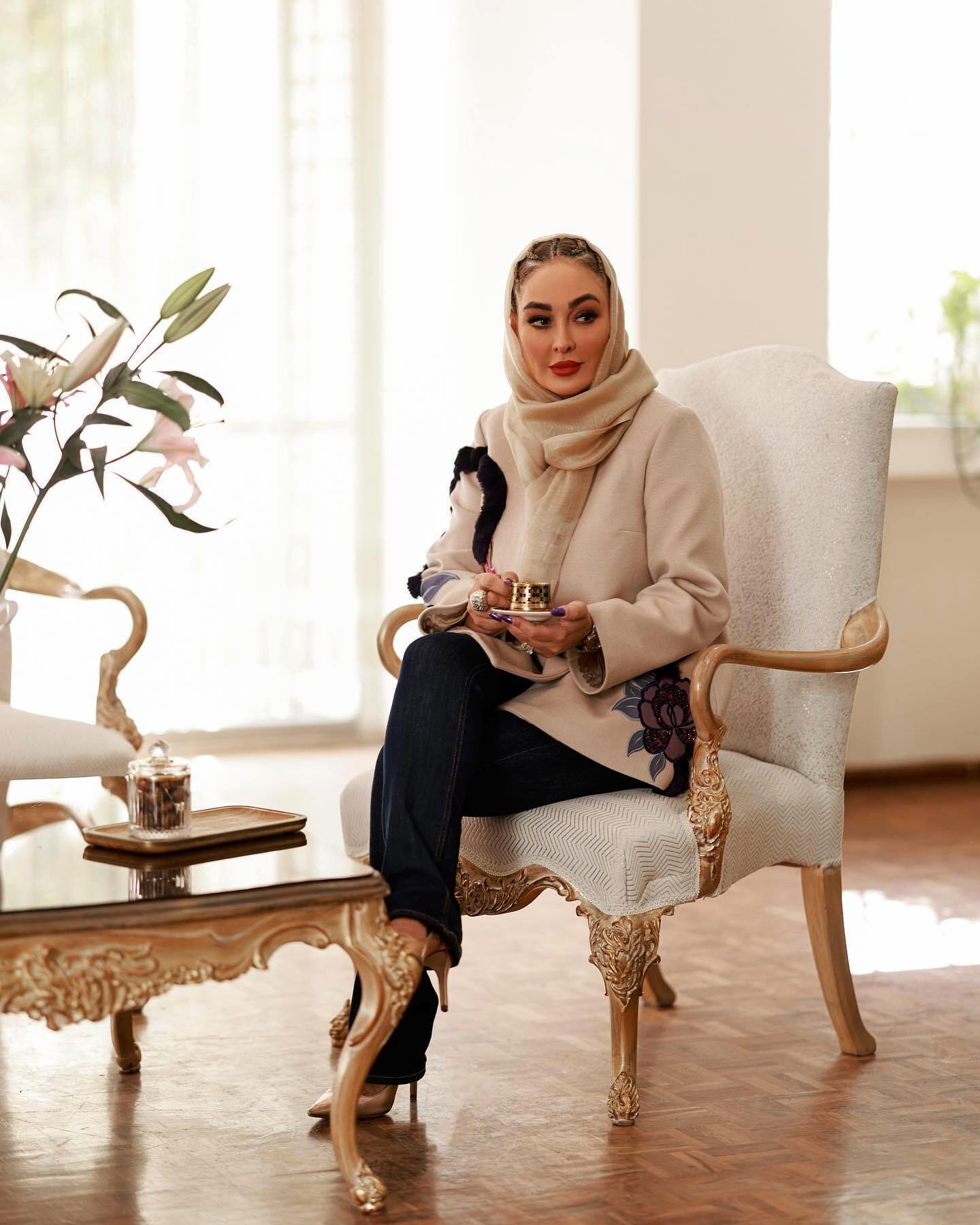 رونمایی از استایل جدید و پاییزه الهام حمیدی چه کرده! - بدینسان