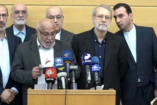 لاریجانی: جهان فهمید رژیم صهیونیستی به هیچ کشوری رحم نمی‌کند + فیلم