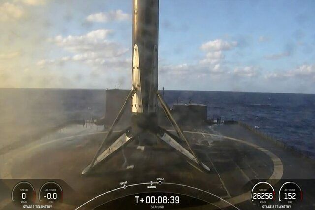 موشک «فالکون ۹» یک رکورد جدید را ثبت کرد