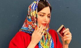 بهنوش طباطبایی در شب یلدا با انار؛ زیبایی بی‌نظیر این بازیگر معروف!