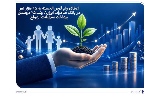 اعطای وام قرض‌الحسنه به 95 هزار نفر در بانک صادرات ایران/ رشد 25 درصدی پرداخت تسهیلات ازدواج