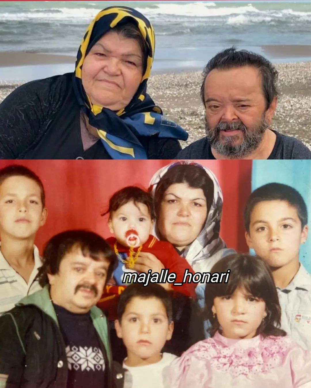 تصاویر دیده‌نشده از خانواده بزرگ بازیگر سرشناس