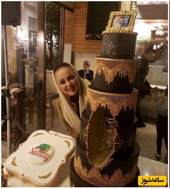 بهنوش بختیاری و کیک تولد لاکچری
