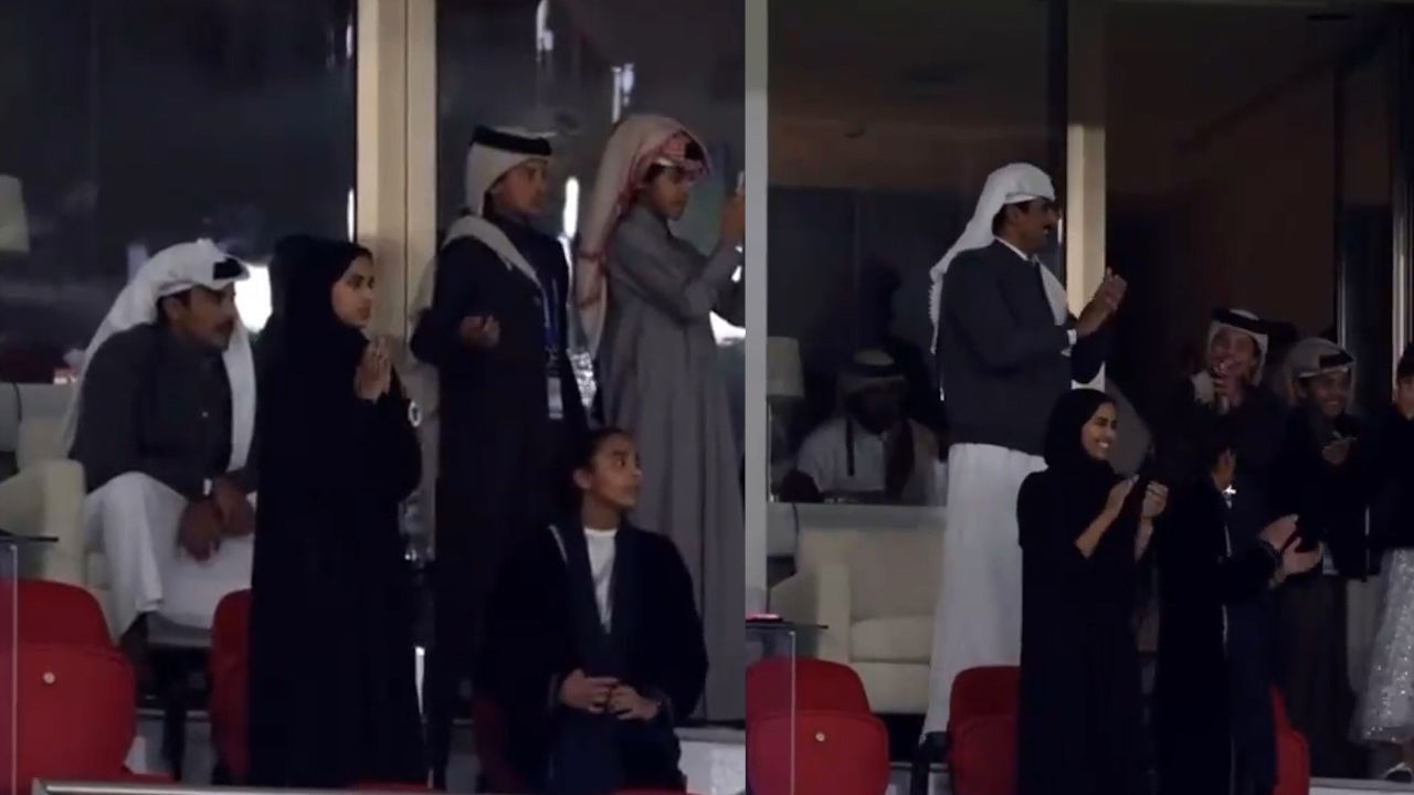 اولین عکس و فیلم از همسر اکرم عفیف + راز شادی با حرف S گلزن قطر لو رفت